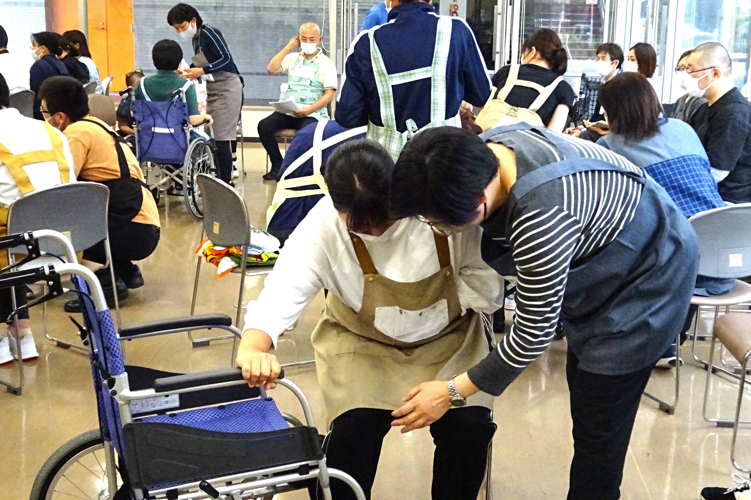 画像：介護労働講習の様子1